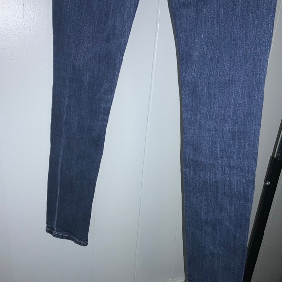 Levi's 524 Too Super Low jeans Sz 5 M vintage denim decorative stitching Y2K - Picture 6 of 9